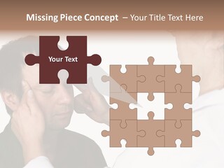 Eye Disease Finger Treat Acupressure PowerPoint Template