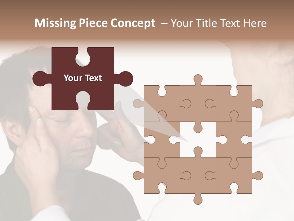 Eye Disease Finger Treat Acupressure PowerPoint Template