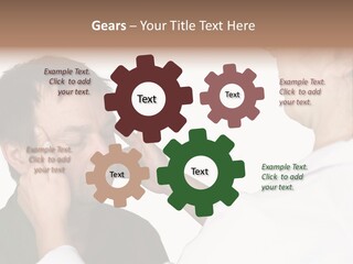 Eye Disease Finger Treat Acupressure PowerPoint Template
