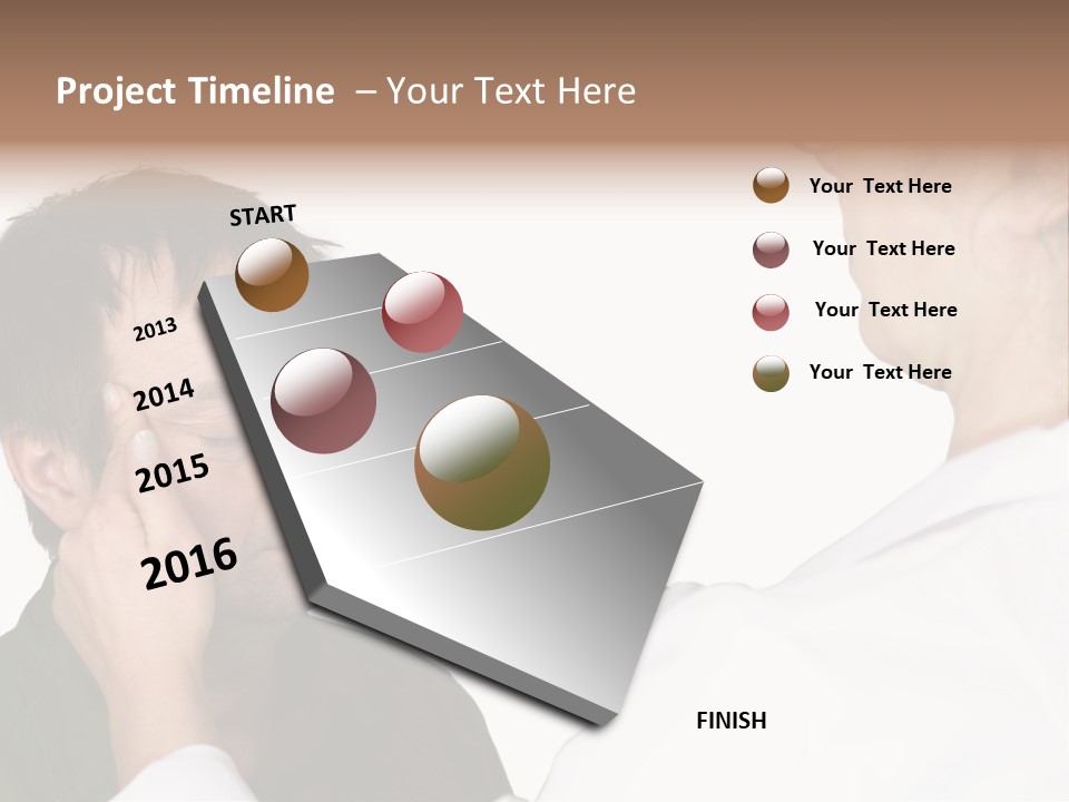 Eye Disease Finger Treat Acupressure PowerPoint Template