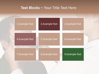 Eye Disease Finger Treat Acupressure PowerPoint Template