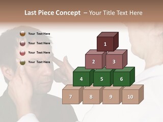 Eye Disease Finger Treat Acupressure PowerPoint Template