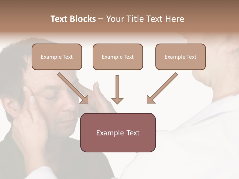 Eye Disease Finger Treat Acupressure PowerPoint Template