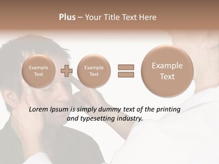 Eye Disease Finger Treat Acupressure PowerPoint Template