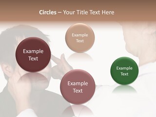 Eye Disease Finger Treat Acupressure PowerPoint Template