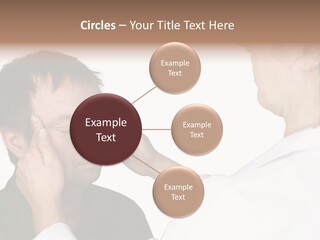 Eye Disease Finger Treat Acupressure PowerPoint Template