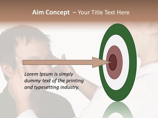 Eye Disease Finger Treat Acupressure PowerPoint Template