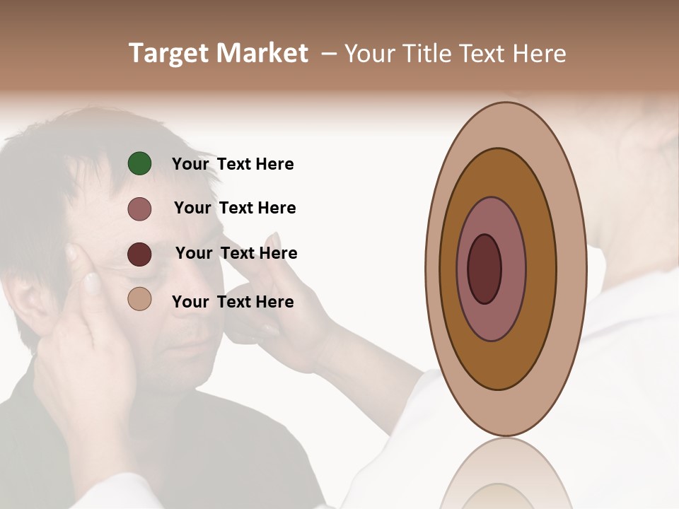 Eye Disease Finger Treat Acupressure PowerPoint Template