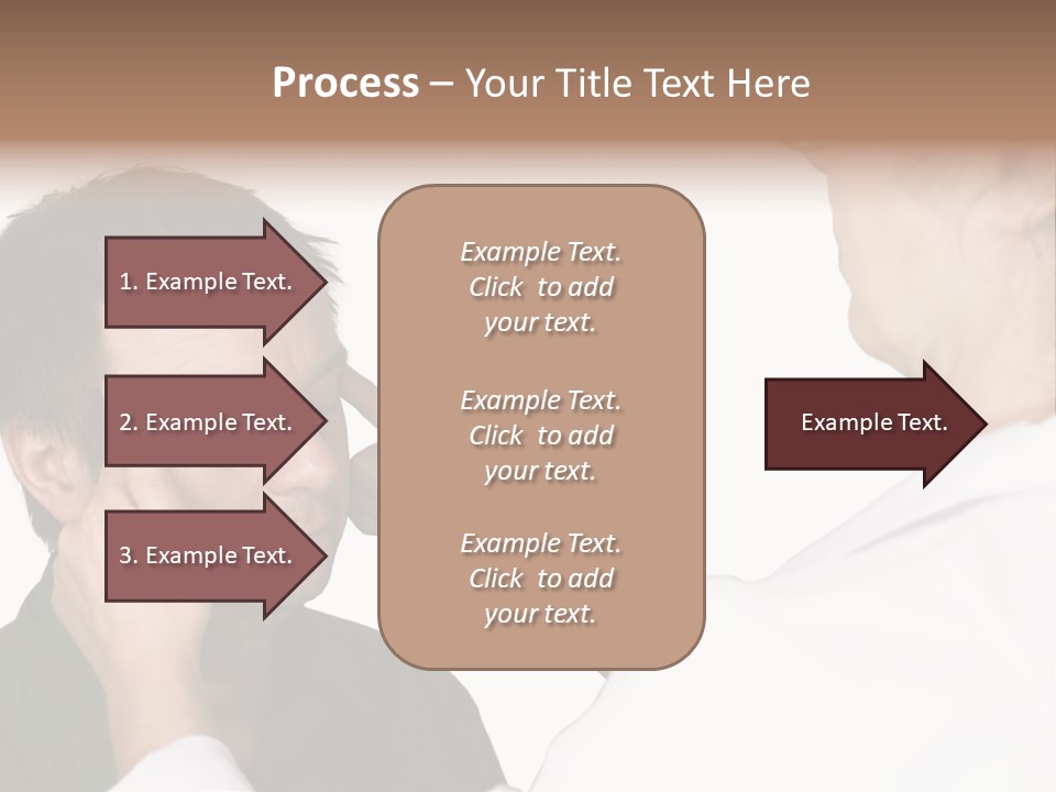Eye Disease Finger Treat Acupressure PowerPoint Template