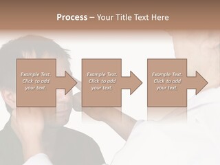 Eye Disease Finger Treat Acupressure PowerPoint Template