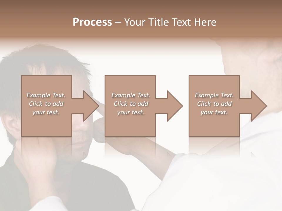 Eye Disease Finger Treat Acupressure PowerPoint Template