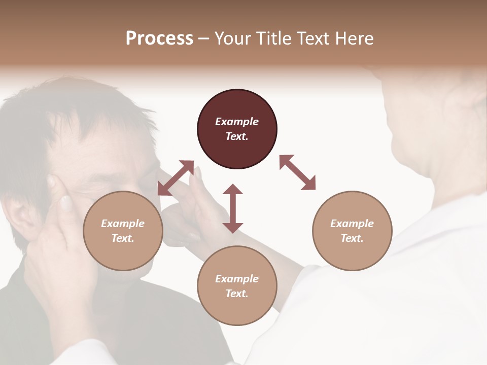 Eye Disease Finger Treat Acupressure PowerPoint Template