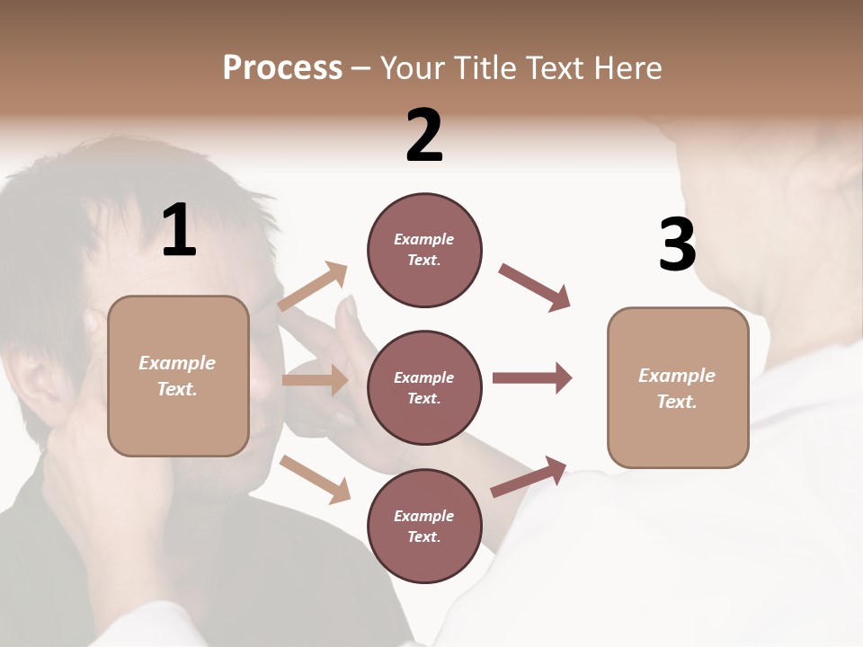 Eye Disease Finger Treat Acupressure PowerPoint Template