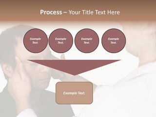 Eye Disease Finger Treat Acupressure PowerPoint Template