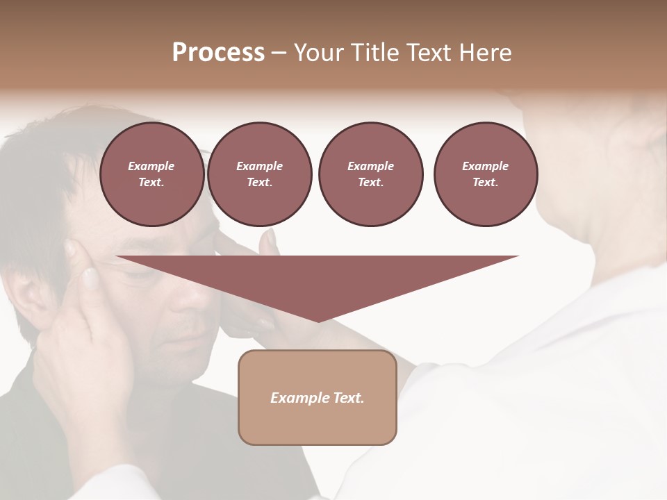 Eye Disease Finger Treat Acupressure PowerPoint Template
