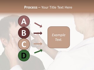 Eye Disease Finger Treat Acupressure PowerPoint Template