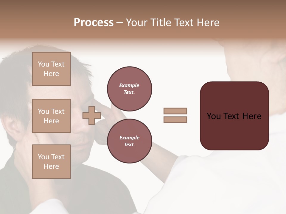 Eye Disease Finger Treat Acupressure PowerPoint Template