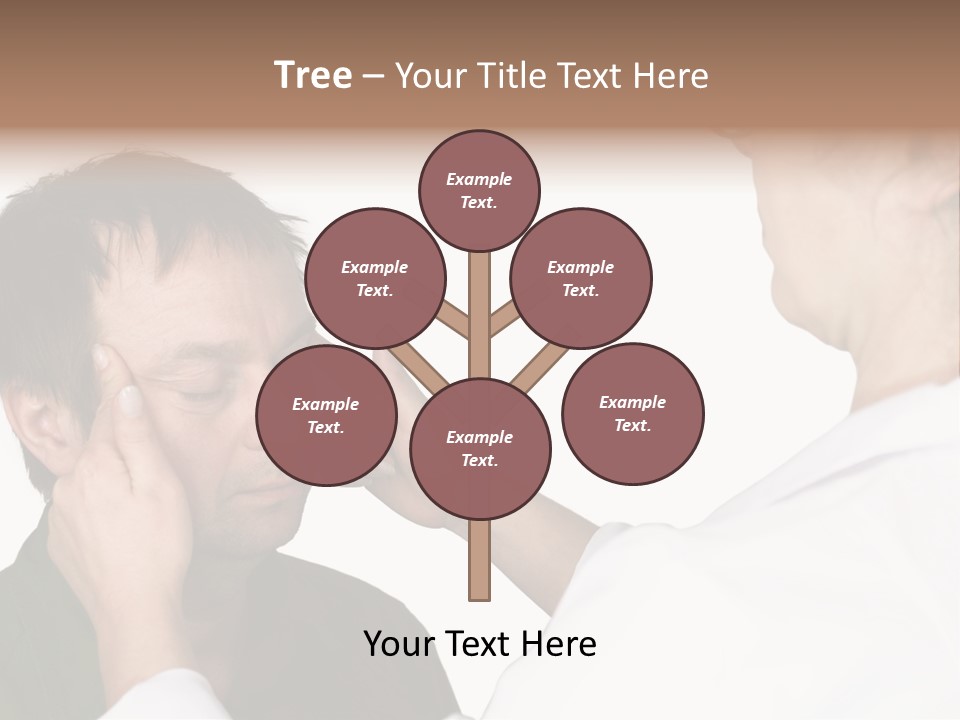 Eye Disease Finger Treat Acupressure PowerPoint Template
