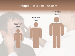 Eye Disease Finger Treat Acupressure PowerPoint Template
