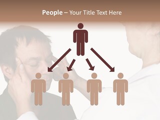 Eye Disease Finger Treat Acupressure PowerPoint Template