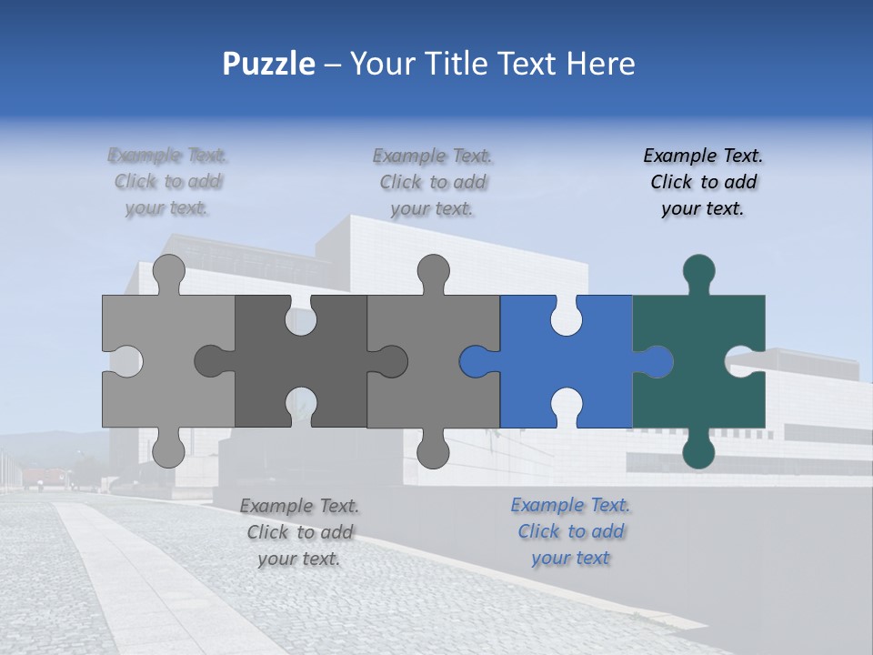 Company Commerce Glass PowerPoint Template