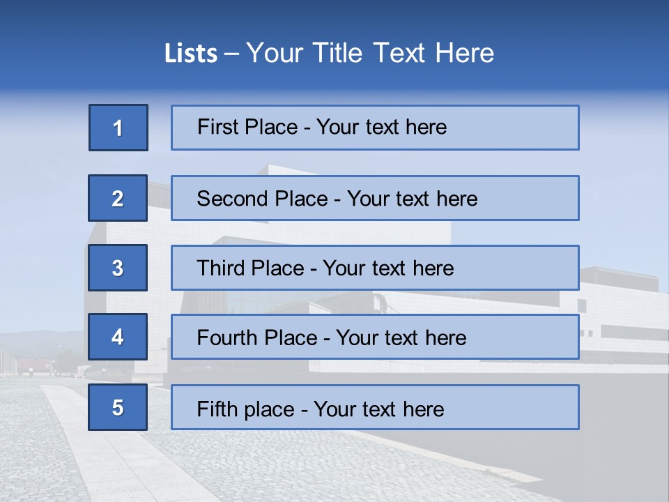 Company Commerce Glass PowerPoint Template