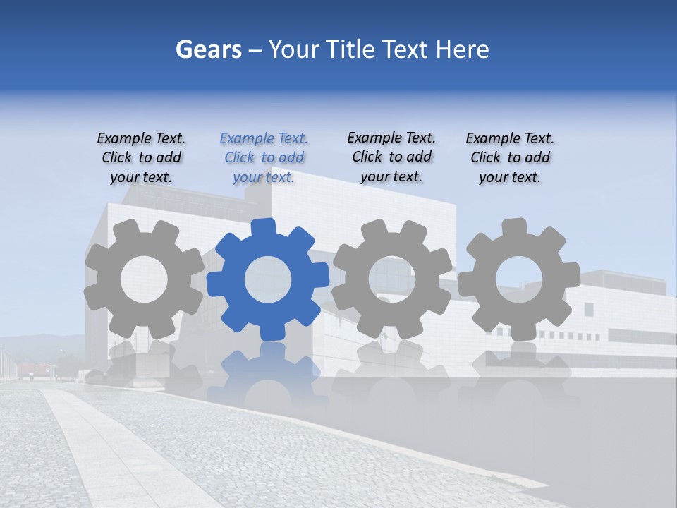 Company Commerce Glass PowerPoint Template