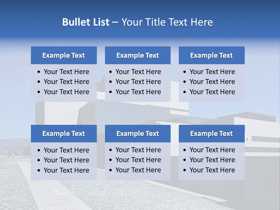 Company Commerce Glass PowerPoint Template