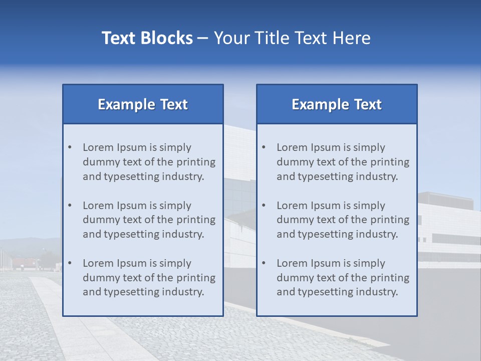 Company Commerce Glass PowerPoint Template