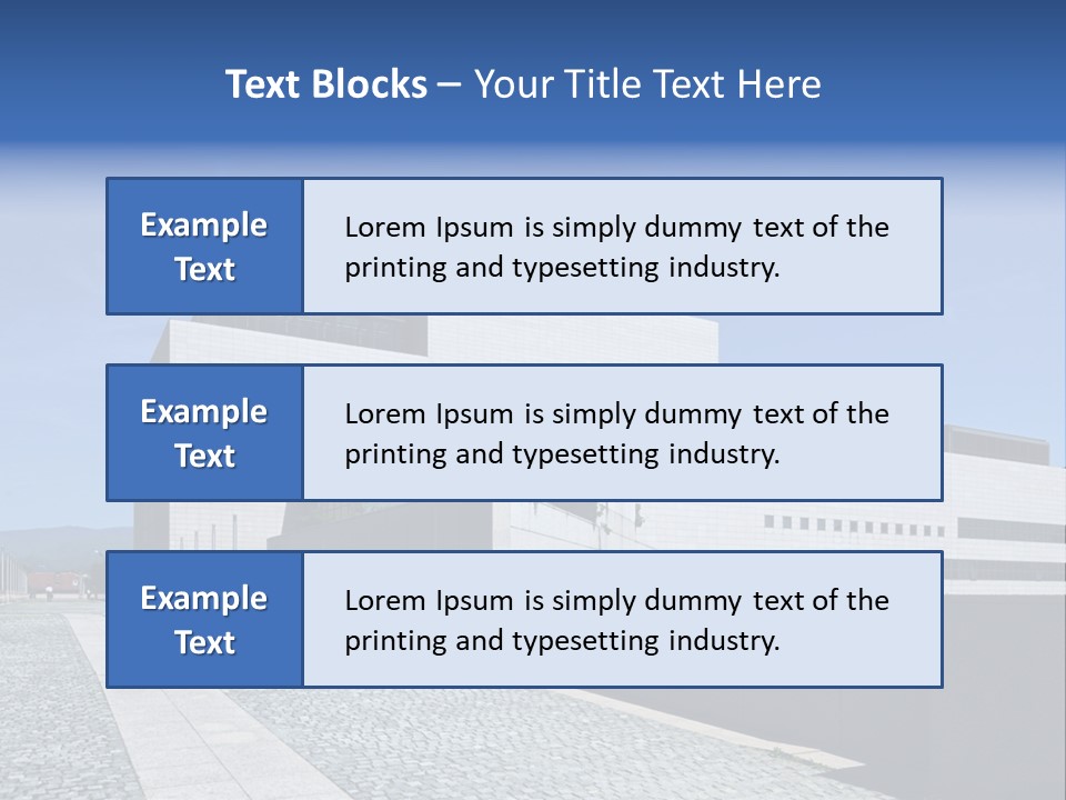Company Commerce Glass PowerPoint Template