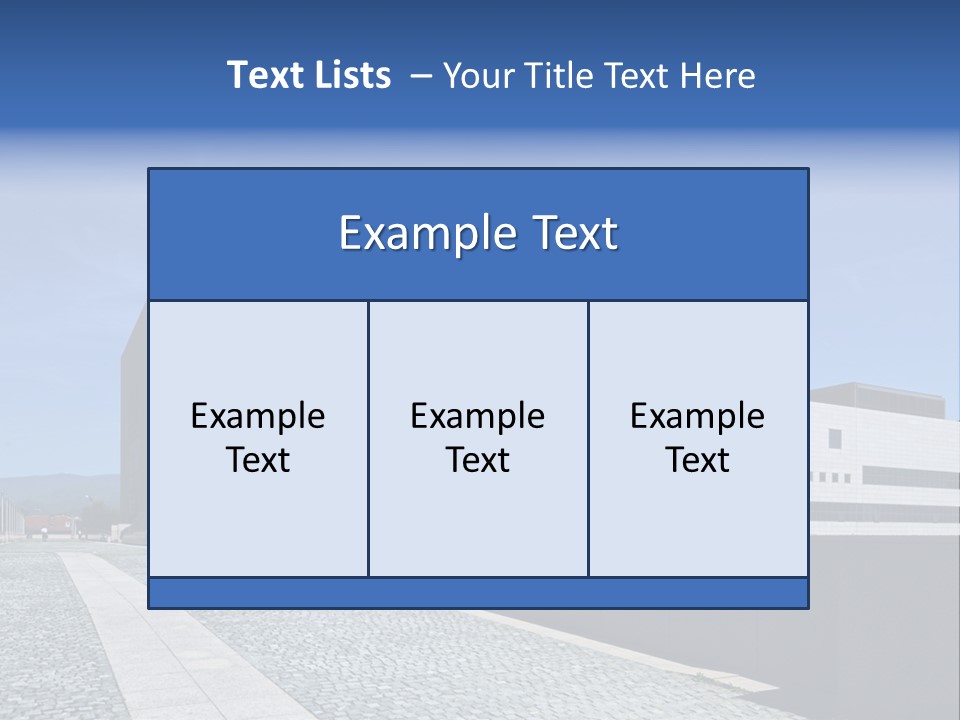Company Commerce Glass PowerPoint Template