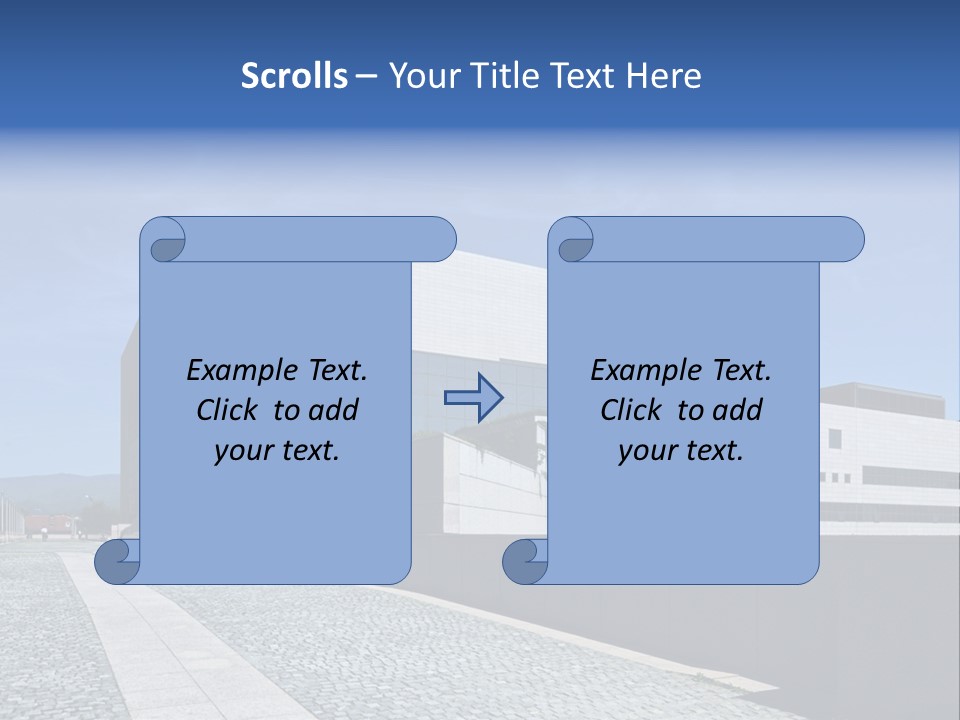 Company Commerce Glass PowerPoint Template
