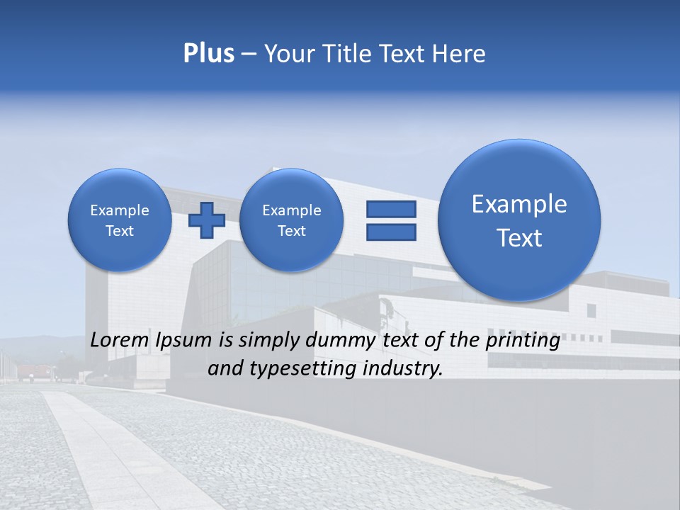 Company Commerce Glass PowerPoint Template