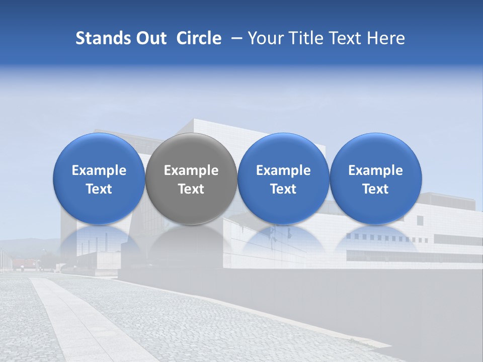 Company Commerce Glass PowerPoint Template