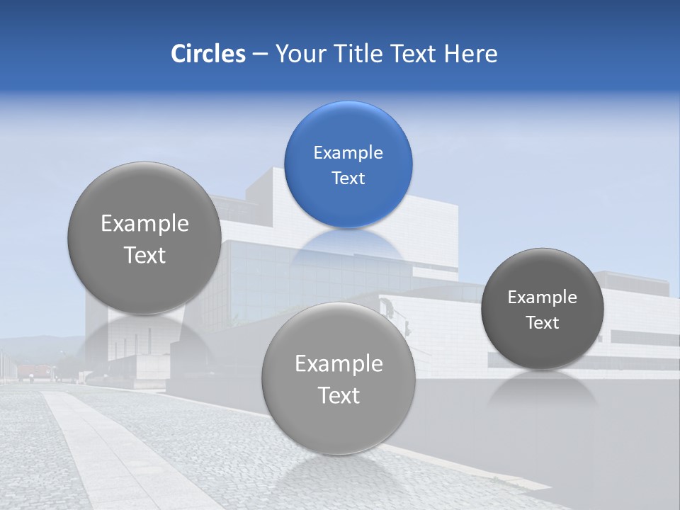 Company Commerce Glass PowerPoint Template
