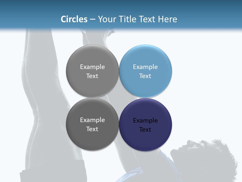 Profile Lying On Back White Background PowerPoint Template