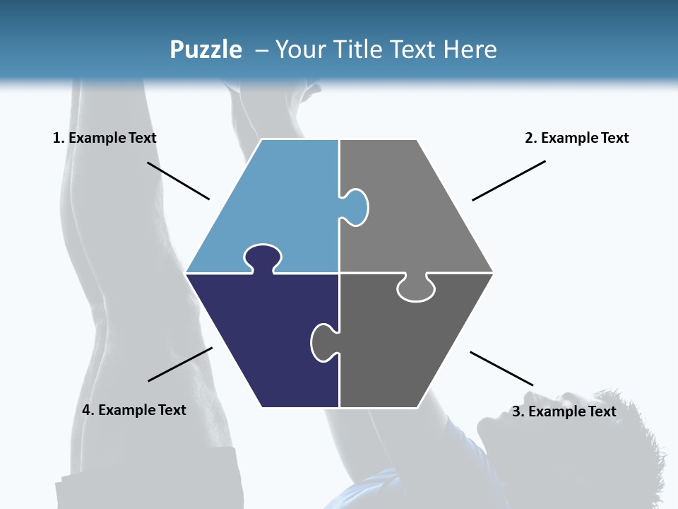 Profile Lying On Back White Background PowerPoint Template