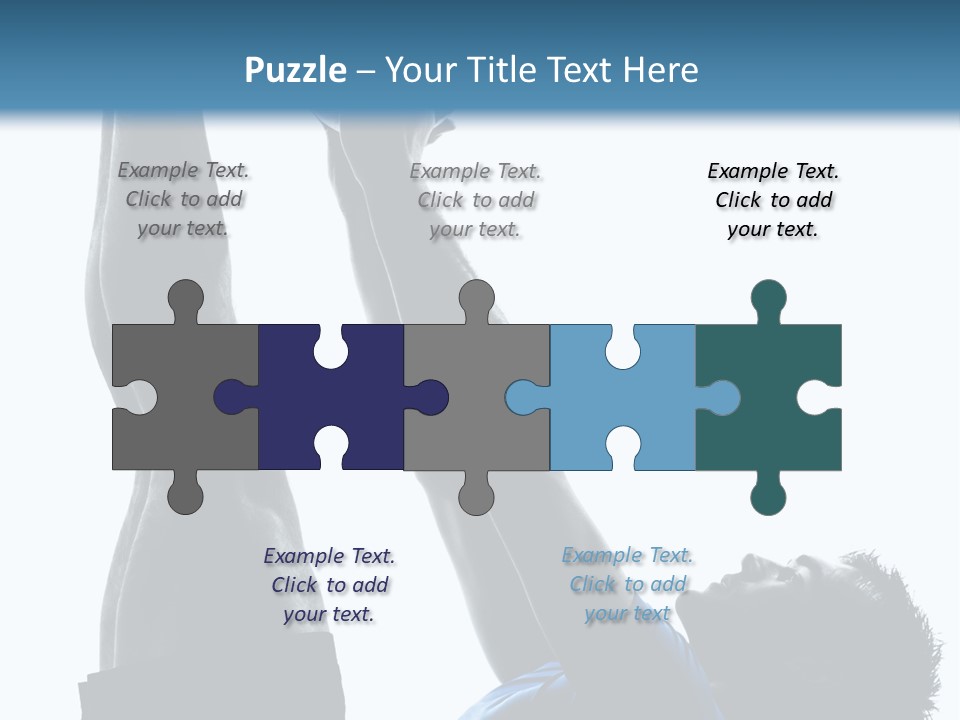 Profile Lying On Back White Background PowerPoint Template