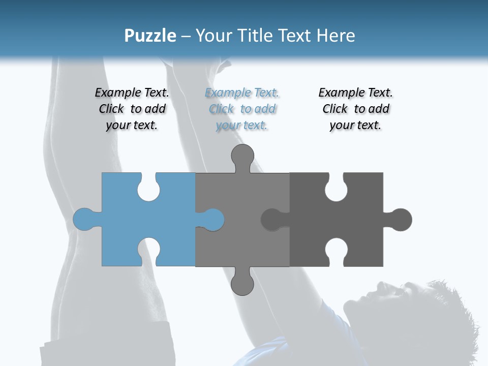 Profile Lying On Back White Background PowerPoint Template