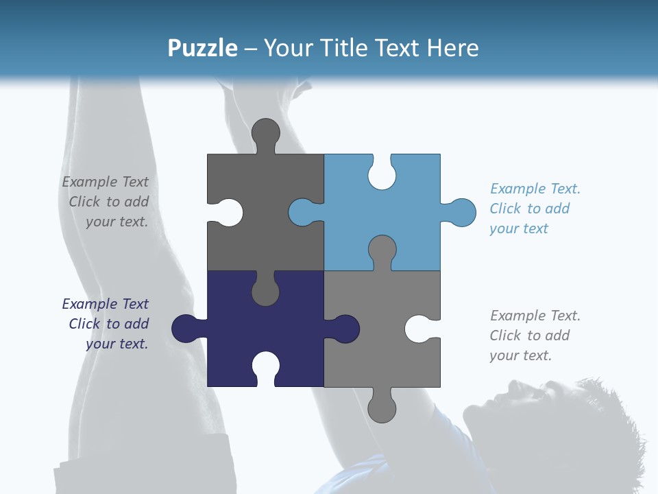 Profile Lying On Back White Background PowerPoint Template