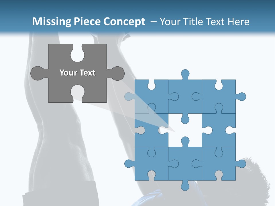 Profile Lying On Back White Background PowerPoint Template