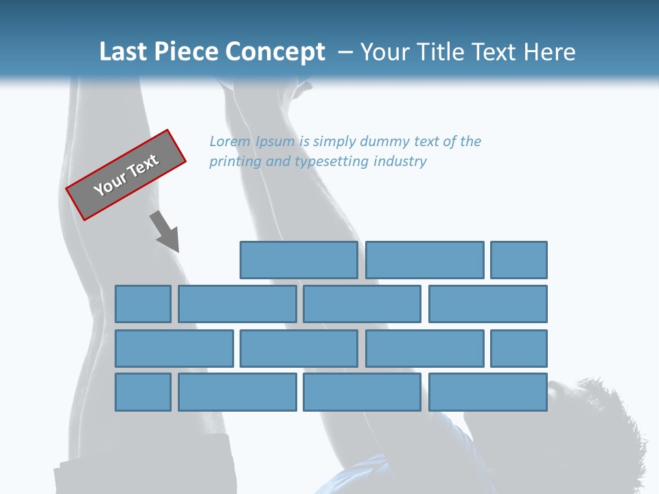 Profile Lying On Back White Background PowerPoint Template