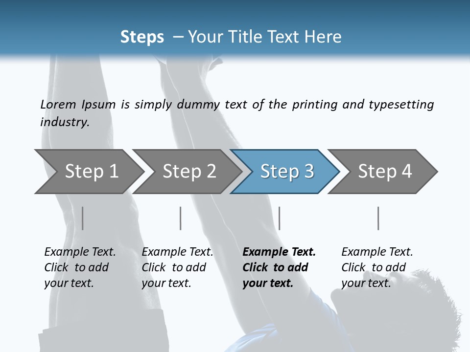 Profile Lying On Back White Background PowerPoint Template