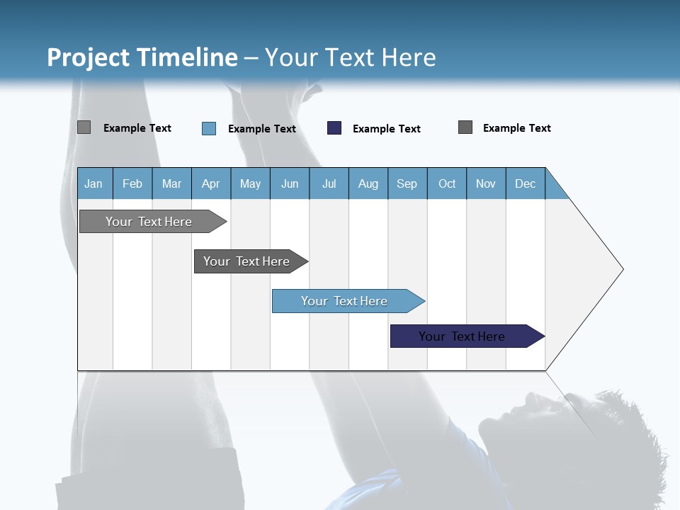 Profile Lying On Back White Background PowerPoint Template