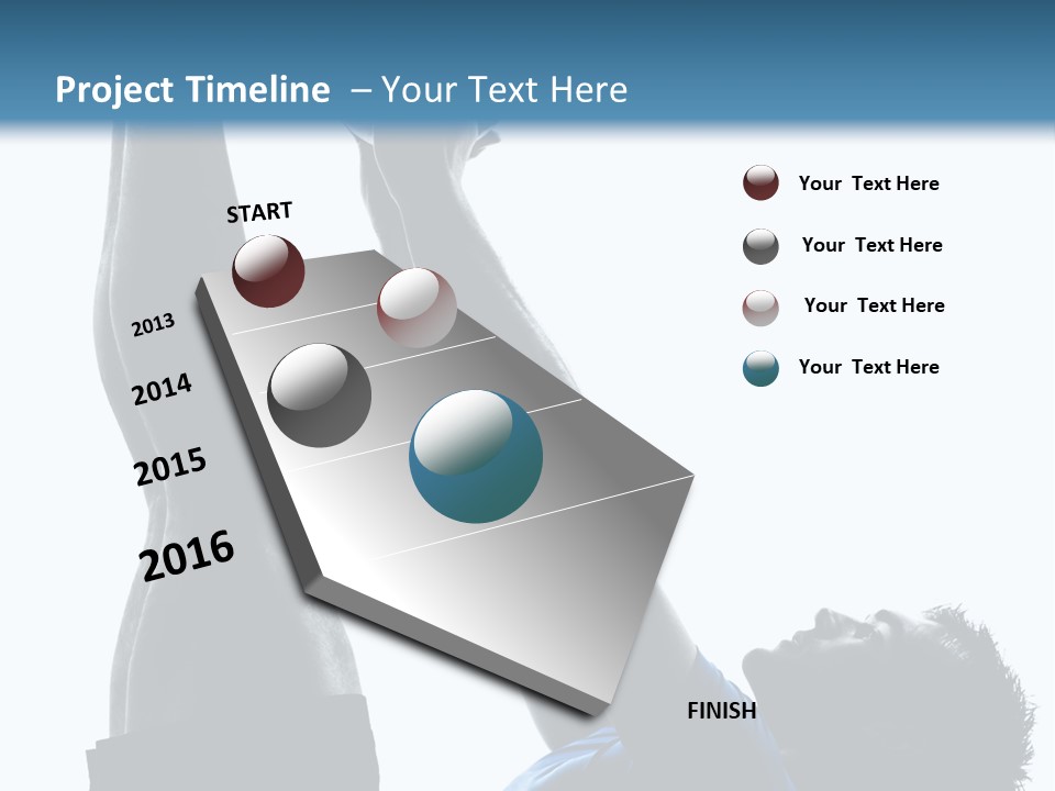 Profile Lying On Back White Background PowerPoint Template