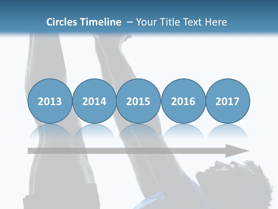 Profile Lying On Back White Background PowerPoint Template