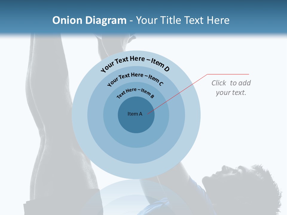 Profile Lying On Back White Background PowerPoint Template