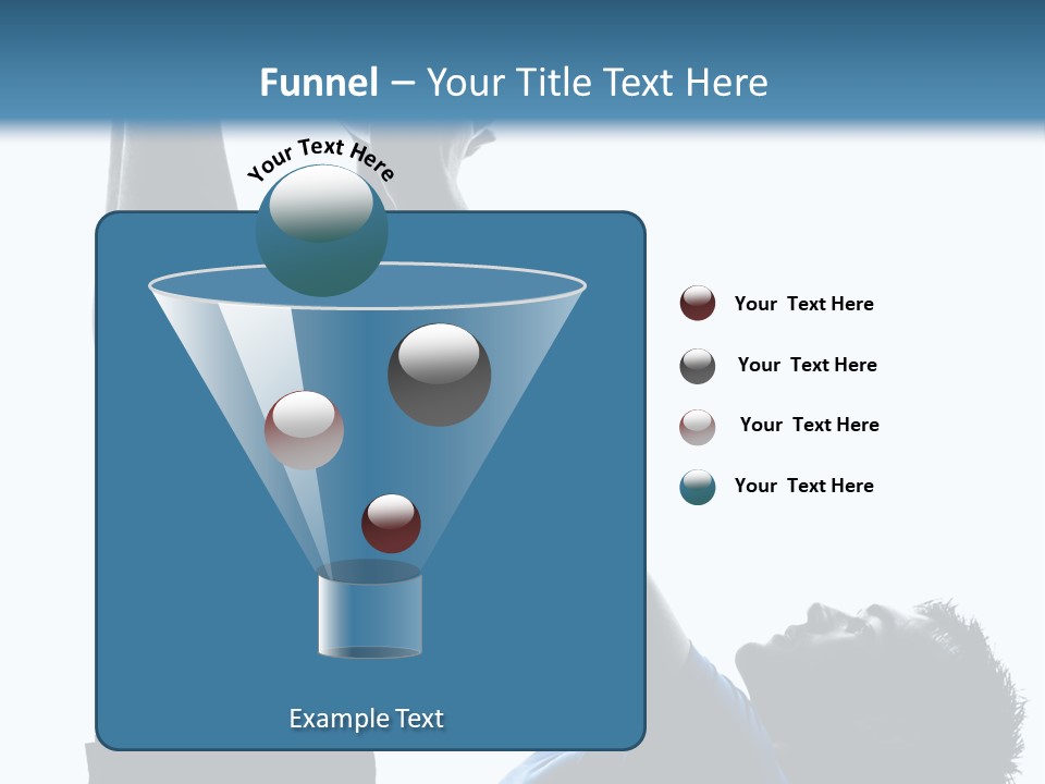 Profile Lying On Back White Background PowerPoint Template