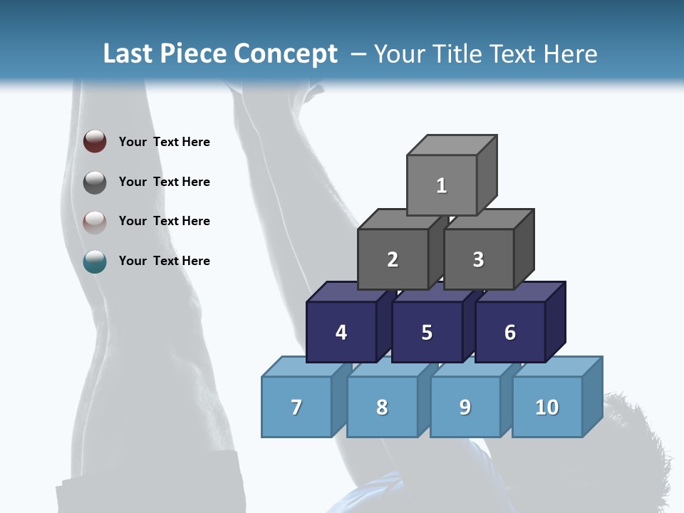 Profile Lying On Back White Background PowerPoint Template