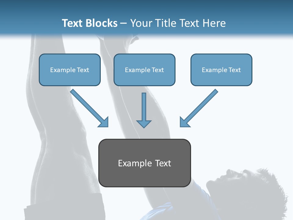 Profile Lying On Back White Background PowerPoint Template